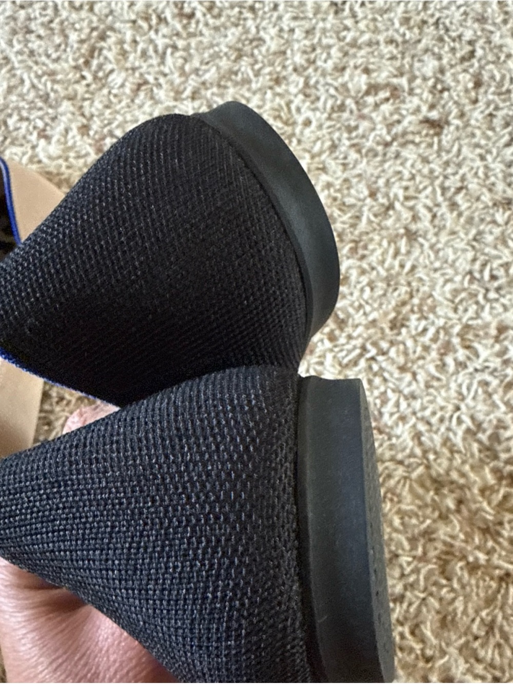 Rothy’s Women’s The Point II Ecru Black Flats 9 Lot Set Of 2 Rothys - Picture 6 of 9